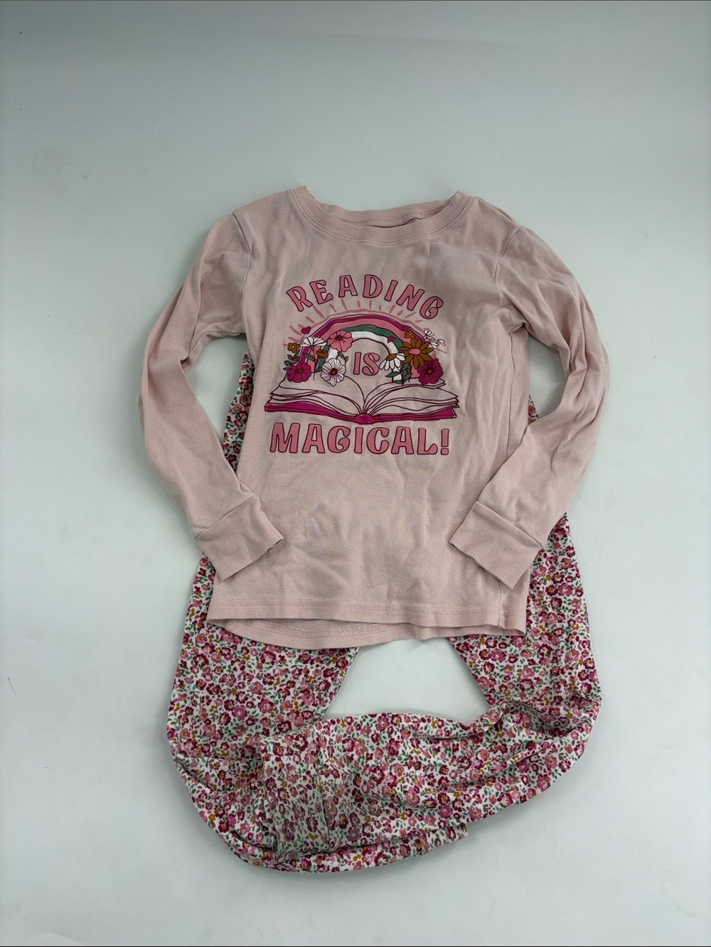 Girls Size 6-8 Clothing Bundle 10 Pieces Pajamas Dress Activewear Mixed Lot - Picture 7 of 9
